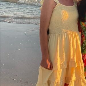 Chic Yellow Mini Dress